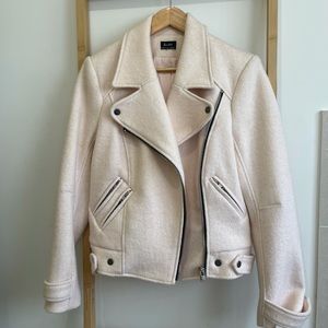 Bardot Woollen Biker Jacket